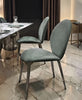 Modern Rectangular Marble-Top Dining Table Set / Lixra