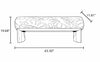 Modern Rectangular Marble-Top Dining Table Set / Lixra