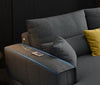 Classic Futuristic Designed Luxurious Fabric Sectional Sofa Set / Lixra