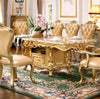 European Rectangle Marble Royal Dining Table Set / Lixra