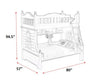 Modern Wooden Kid's Bunk Bed
