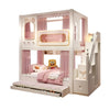 Modern Wooden Trundle Children's Bunk bed / Lixra