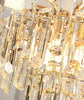 Flush Mount Modern Multilayer Round Pendant Chandelier