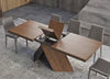 Rectangular Extendable Design Wooden Dining Table Set For 6 / Lixra 