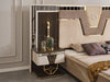 Royal LED Leather Bedroom Set With Dresser / Lixra 