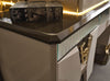 Royal LED Leather Bedroom Set With Dresser / Lixra 