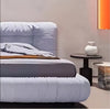 Exquisite Button Tufted Fabric Upholstered Bed / Lixra