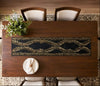 Black and Gold Beaded Table Runner / Lixra