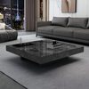 Modern Square Wooden Coffee Table / Lixra