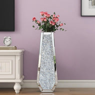 Crushed Diamonds Mirror Floor Vase / Lixra