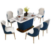 Exquisite Flawless Luxurious Marble-Top Dining Table Set/ Lixra