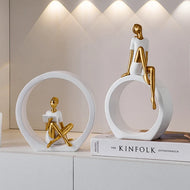 Abstract Figurines Showpiece for Home Decor / Lixra