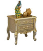 Set Of 2 Wooden European Carved Nightstands / Lixra