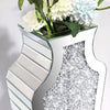 Crushed Diamonds Opulent Design Mirror Floor Vase / Lixra