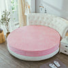 Velvet Fabric Round Bedsheet And Pillow Cover / Lixra