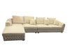 Top Grain Genuine Leather Upholstered Living Room Chesterfield Sofa