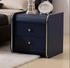 Italian Designed Modern Wooden Frame Leather Bed