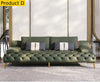 Authentic Comfort Chesterfield Leather Sofa Set / Lixra