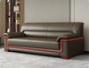 Luxurious Leather Solid Wood Living Room Sofa Set / Lixra