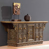 European Style Wooden Carved Accent Table / Lixra