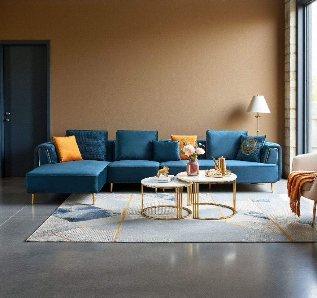 Splendorous Fabric Sectional Sofa Set / Lixra