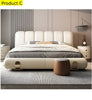 Modern Stylish Leather Upholstered Bed / Lixra