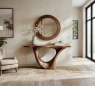 Unique Designed Wooden Accent Table / Lixra