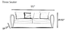 Aesthetic Velvet Fabric Sofa Set / Lixra