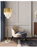 Stylish Crystal Floor Lamp with LED / Lixra