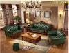 European Traditional Liville Leather Sofa Set 3+2+1 / Lixra