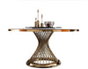 Minimalistic Round Shaped Marble Dining Table / Lixra