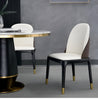 Leather Upholstered Modern Dining Chair for 4 / Lixra