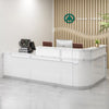 L Shaped Exclusive Design Office Reception Desk / Lixra