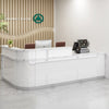 L Shaped Exclusive Design Office Reception Desk