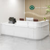 L Shaped Exclusive Design Office Reception Desk / Lixra