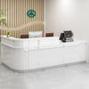 L Shaped Exclusive Design Office Reception Desk / Lixra