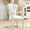 European Velvet Fabric Dining Chair Set of 4 / Lixra