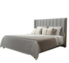 Lavishing Modernistic Luxurious Leather Bed