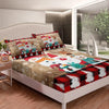 Christmas Cartoon Bedding Set for Full Size Beds / Lixra