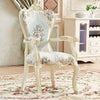 Fabric Upholstered European Dining Chairs of 4 / Lixra