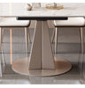 Celestial Modern Extendable Round Rectangle Dinning Table Set / Lixra