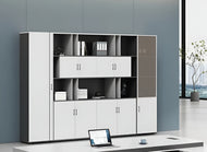 Modernized Multi-Storage Office Wooden Bookshelves / Lixra