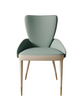 Set of 4 Nordic Style Leather Dining Chairs / Lixra