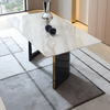 Luxury Rectangular Marble Dining Table / Lixra