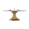 Luxurious Glossy Marble Dining Table / Lixra