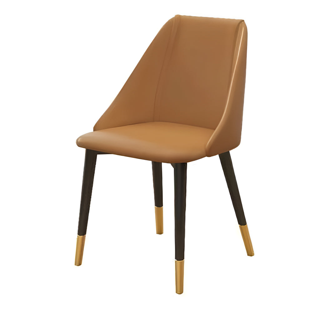 Set Of 4 Ultimate Leather Dining Chairs / Lixra