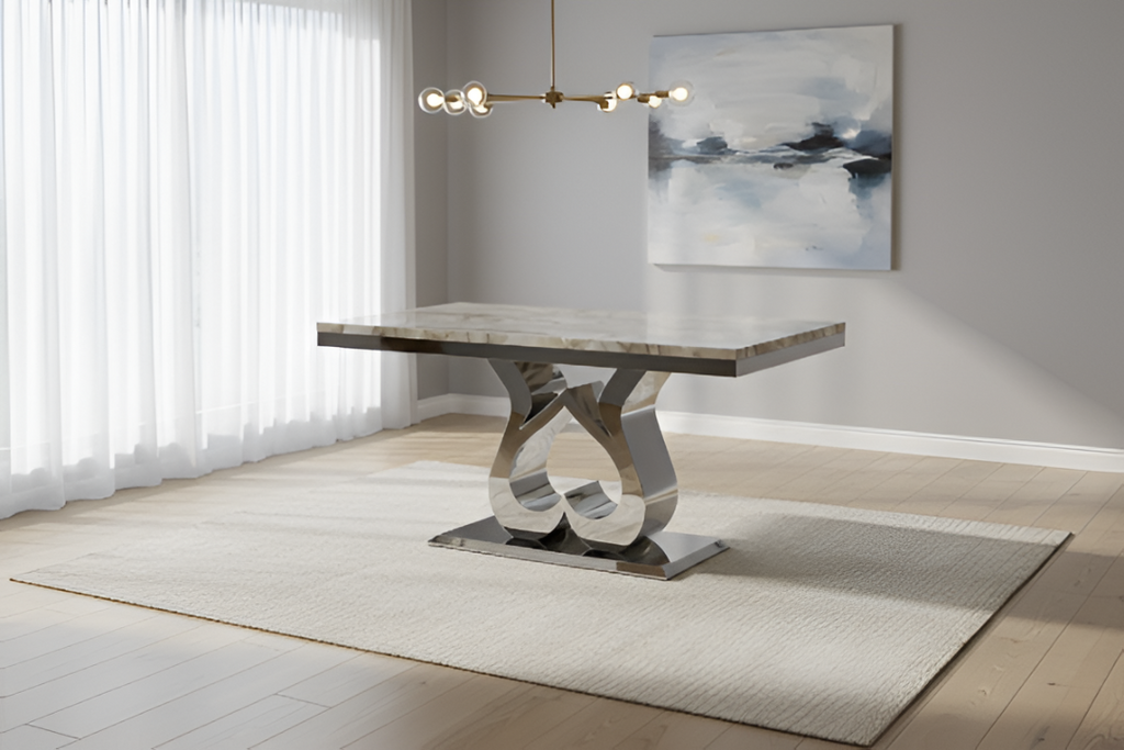 Rectangular Contemporary Design Marble Dining Table / Lixra