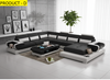 Designed LED Leather Sectional Sofa Set / Lixra