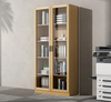 Decorative Wooden Bookshelf With Modern Accents / Lixra