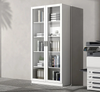 Decorative Wooden Bookshelf With Modern Accents / Lixra